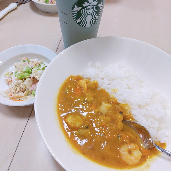 ルウ不使用 辛口シーフードカレー